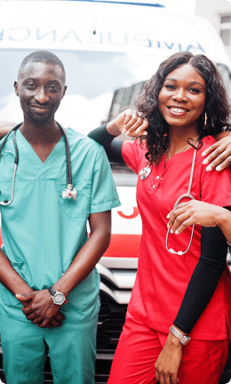 Healthcare professionals supporting primary care